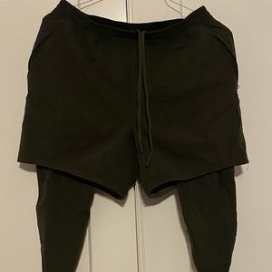 Lululemon Shorts with built in compression pants. Mens XL.